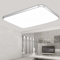 超薄创意 吸顶灯客厅灯长方形大气现代简约LED主卧室灯餐厅灯具 特别提醒 三色调光和高亮款不支持手机控制